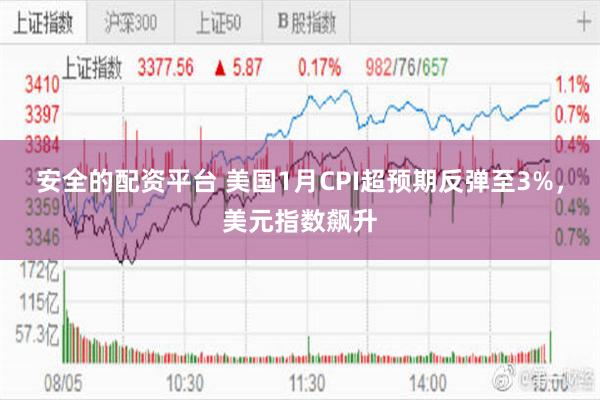 安全的配资平台 美国1月CPI超预期反弹至3%，美元指数飙升