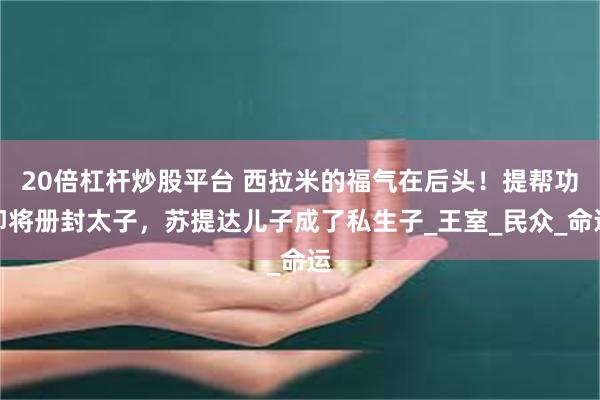 20倍杠杆炒股平台 西拉米的福气在后头！提帮功即将册封太子，苏提达儿子成了私生子_王室_民众_命运