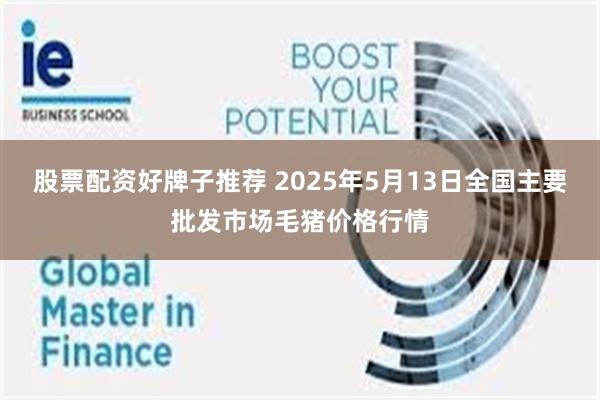 股票配资好牌子推荐 2025年5月13日全国主要批发市场毛猪价格行情