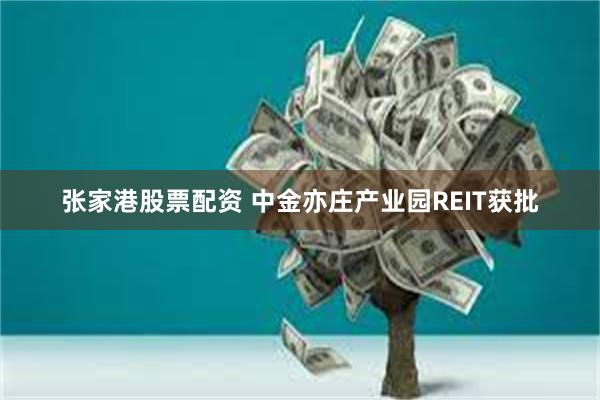 张家港股票配资 中金亦庄产业园REIT获批