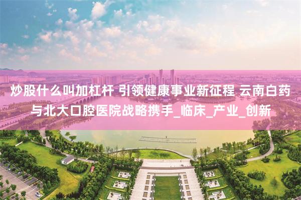 炒股什么叫加杠杆 引领健康事业新征程 云南白药与北大口腔医院战略携手_临床_产业_创新